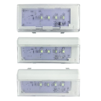 New Upgraded 1 Pc W10515058 and 2 Pcs W10515057 LED Light Set with Tapered Le...