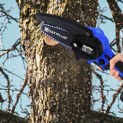 4inch One-Hand Saw Electric Chain Saw Wood Cutter Chainsaw Woodworking Brushless