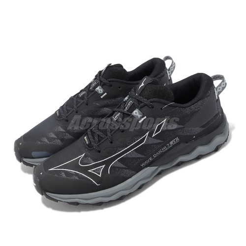 

Мужские кроссовки Mizuno Wave Daichi 7 GTX Gore-Tex Black Grey Green J1GJ2256-51, Черный, Wave Daichi 7 Gtx