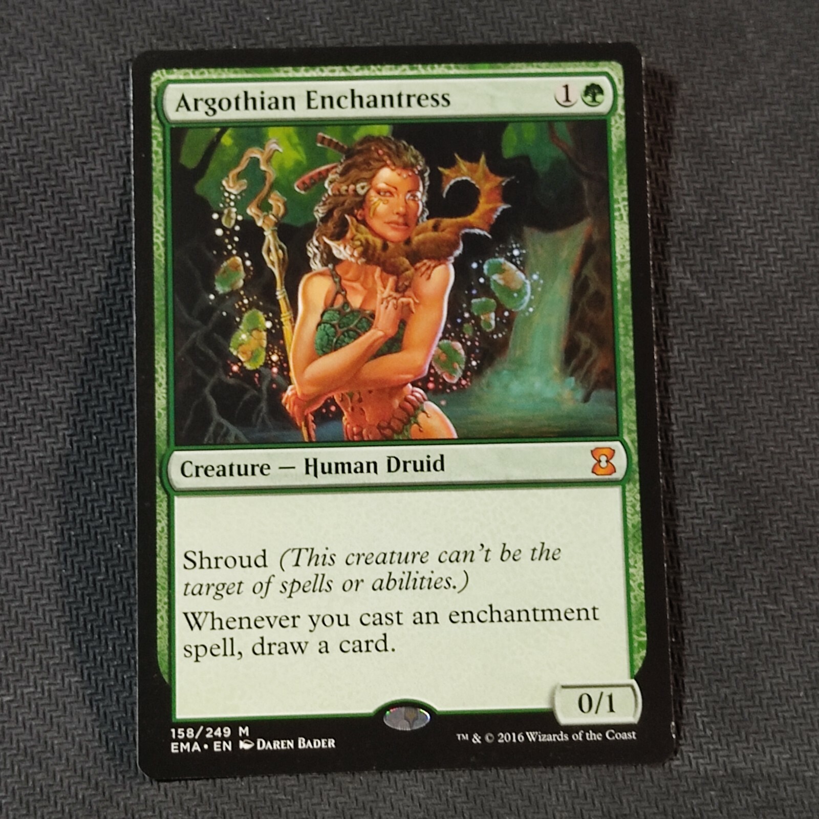 4枚セット】アルゴスの女魔術師/Argothian Enchantress MTG アルゴス