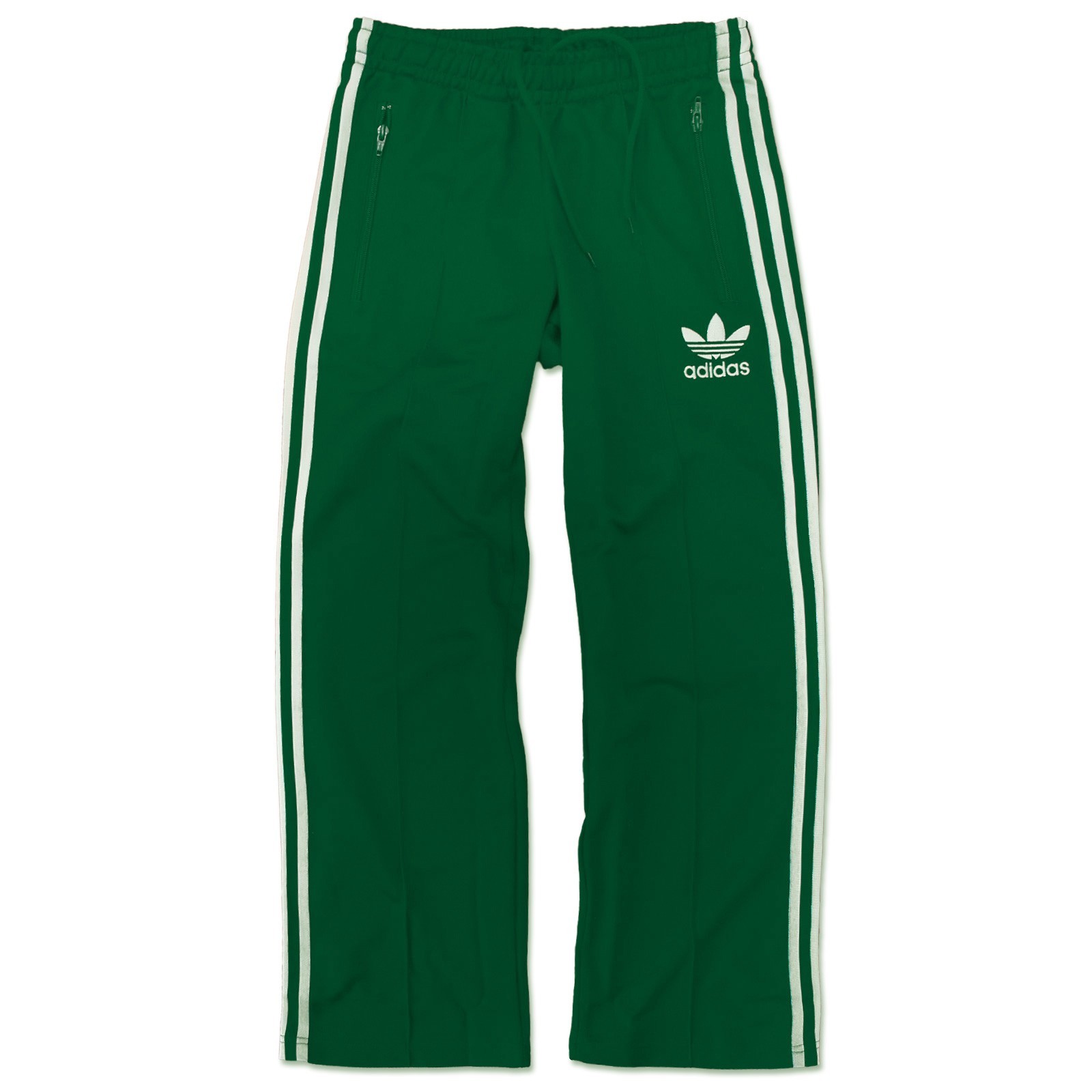 green adidas tracksuit bottoms