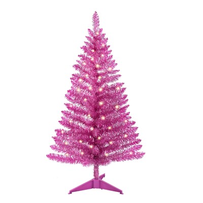 4ft Mini Artificial Christmas Tree with 50 LED Lights White