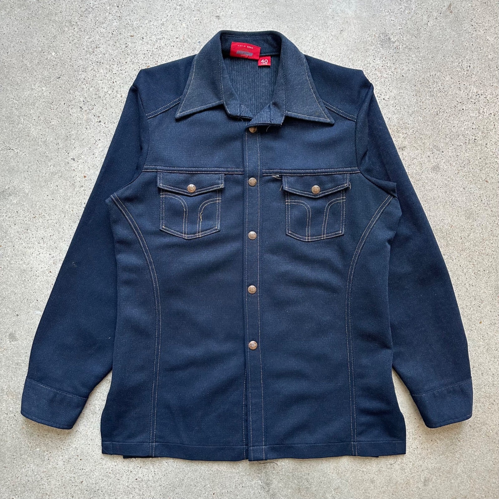 トップス vintage pleats shirt jacket dv TWP Dylan Colorblocked Denim Jacket | Saks Fifth Avenue