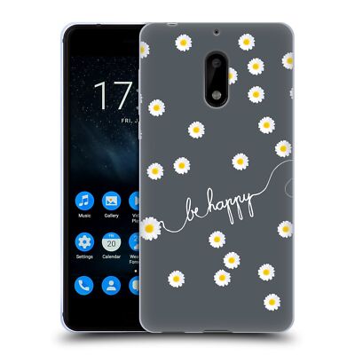 OFFICIAL MONIKA STRIGEL HAPPY DAISY SOFT GEL CASE FOR NOKIA PHONES 1