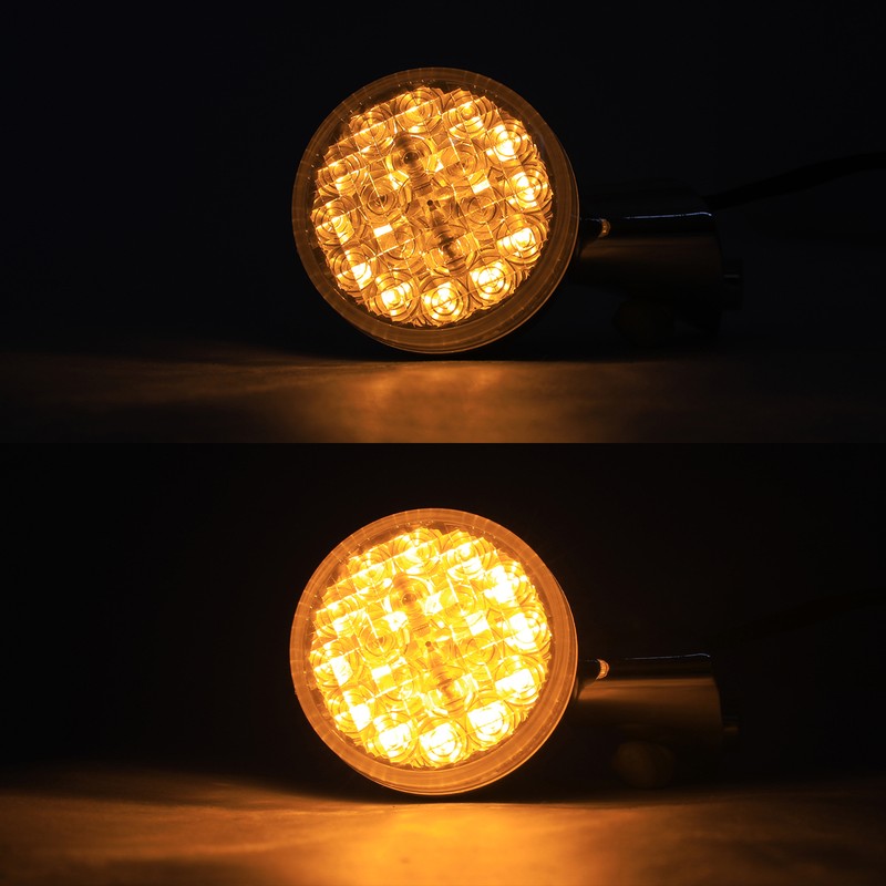 Front Turn Signals Light Fit For Harley Touring Touring Road Glide FLTR 2015-Up