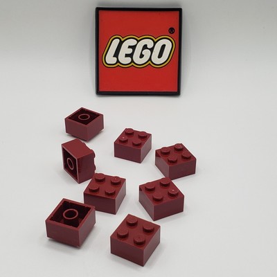 LEGO 2 x 2 Brick DARK RED (x8) 3003 NEW REPLACEMENT PARTS