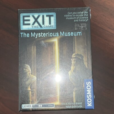 EXIT: The Mysterious Museum Escape Room Game by Kosmos - New & Sealed