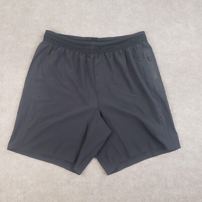 Ten Thousand Session Shorts Men Medium Black 7 in Inseam Gym Running StretchP2S