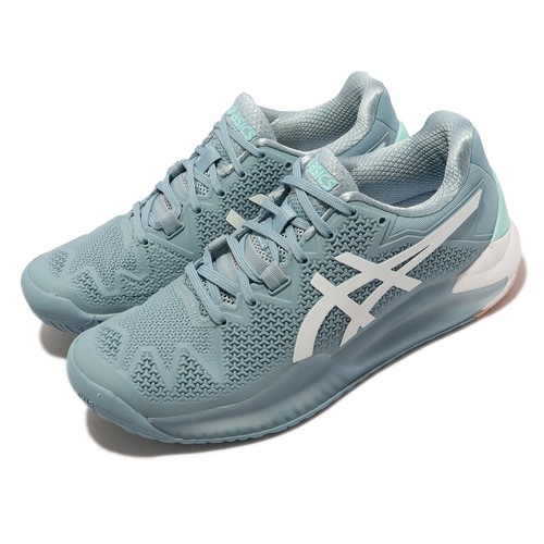 Asics GEL-Resolution 8 Blue Women US Open Tennis Shoes Кроссовки 1042A072-408