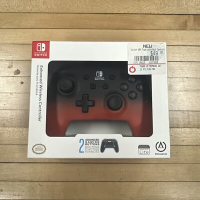 PowerA Enhanced Wireless Controller for Nintendo Switch - Orange Fade
