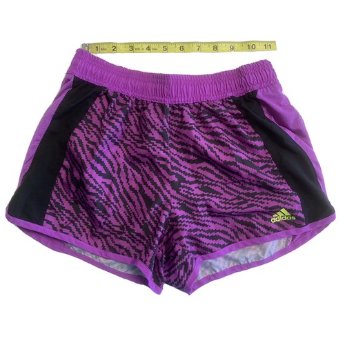 Adidas Womens Purple Shorts Athletic Womens XS Lined Elastic