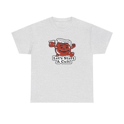 Let's Start a Cult Kool Aid Unisex Heavy Cotton T-Shirt