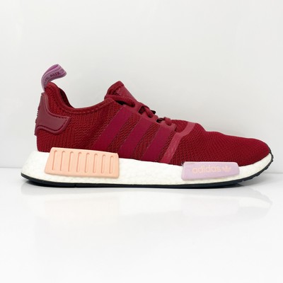 Adidas Womens NMD R1 B37646 Красные кроссовки для бега Размер 10,5, Красный, NMD R1