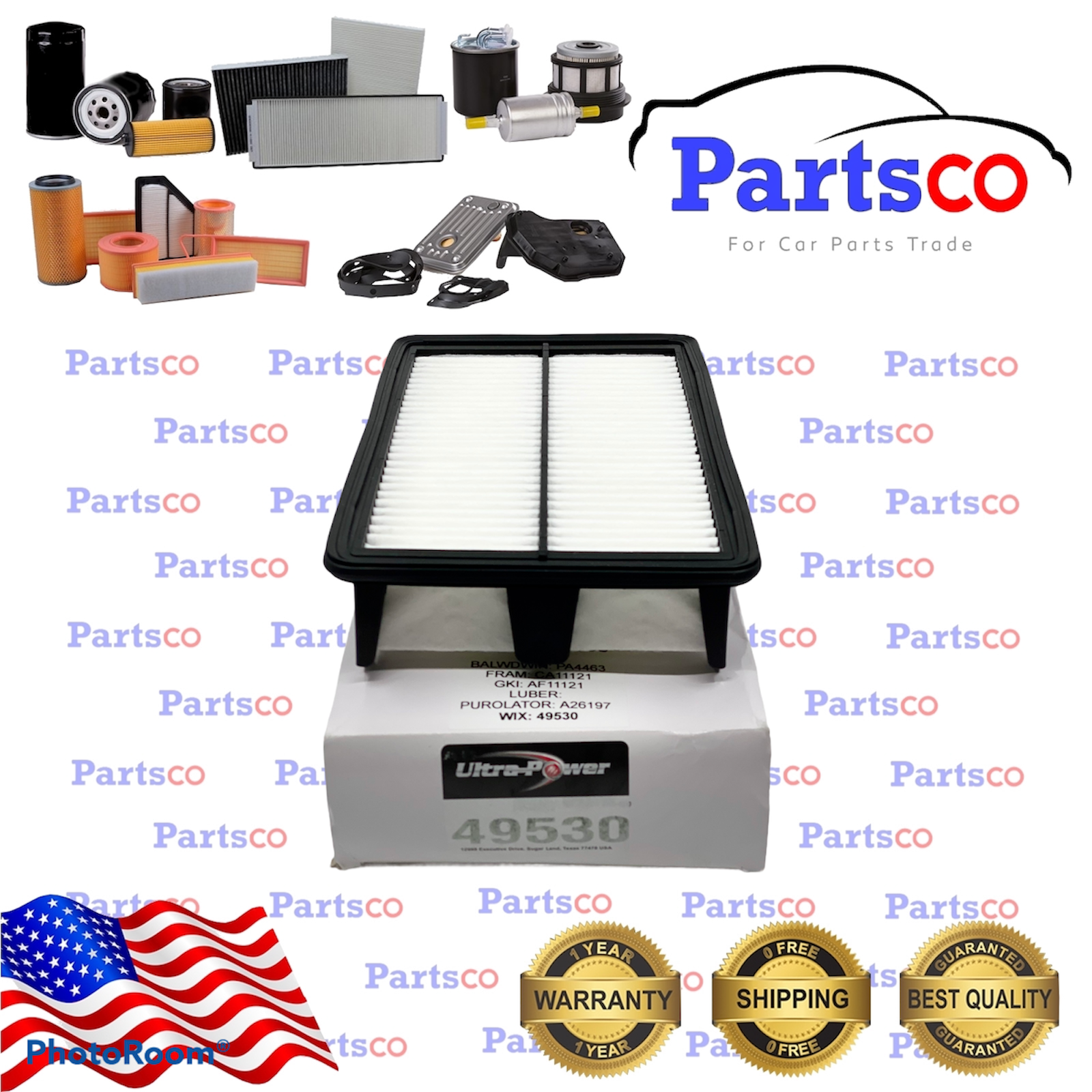 Engine Air Filter Acura ILX NSX 2.4L 3.5L eng ; Honda Civic 2.4L eng 2013-2022