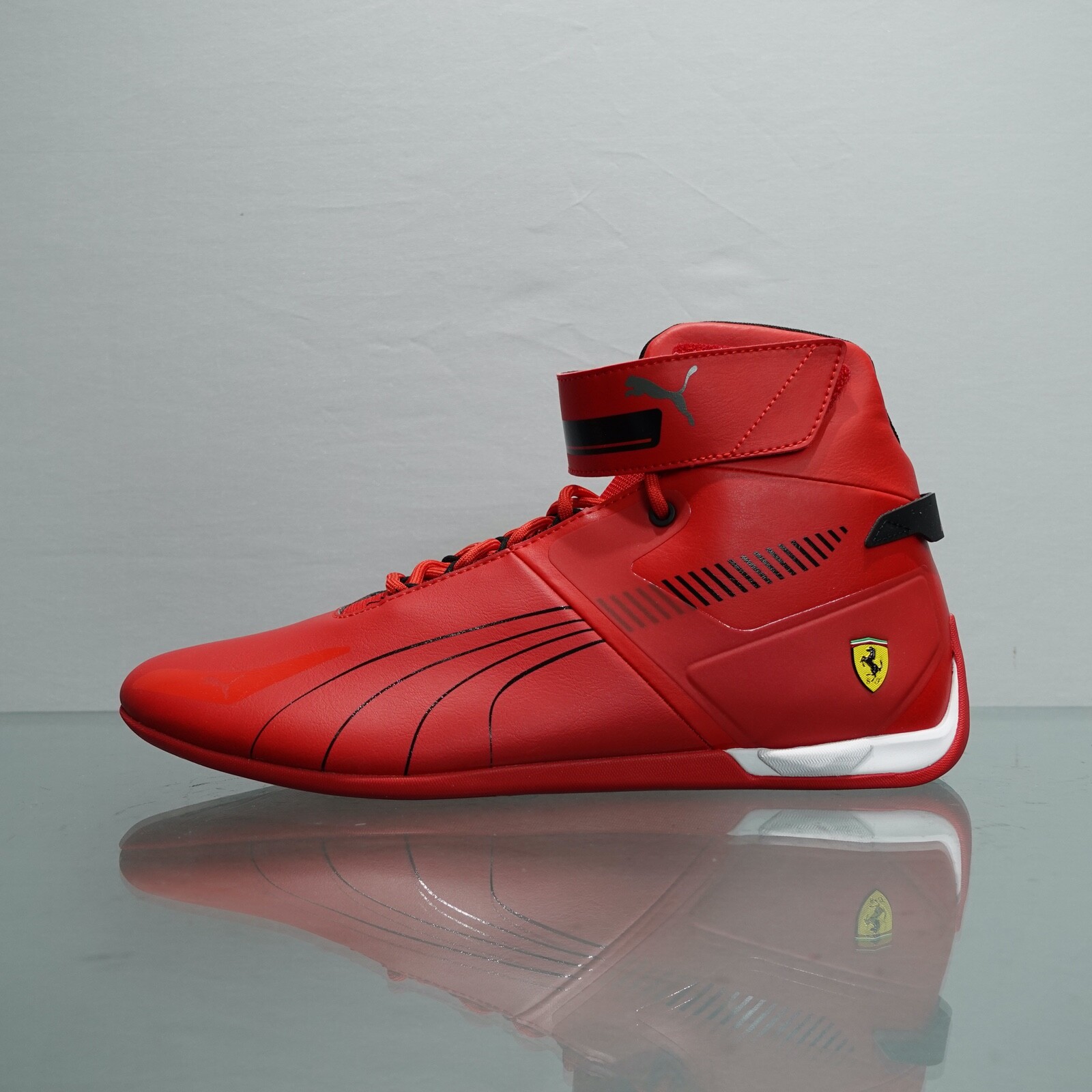 

Мужские кроссовки Puma Ferrari A3rocat Mid, размер 12, красные кроссовки #5602, Красный, PUMA Ferrari