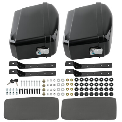 Hard Saddlebags Motorcycle Extended Saddle Bags for Honda Harley Yamaha