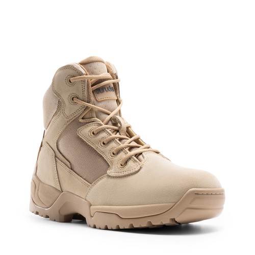 Men's Military Tactical Work Boots Side Zipper Motorcycle Combat Boots