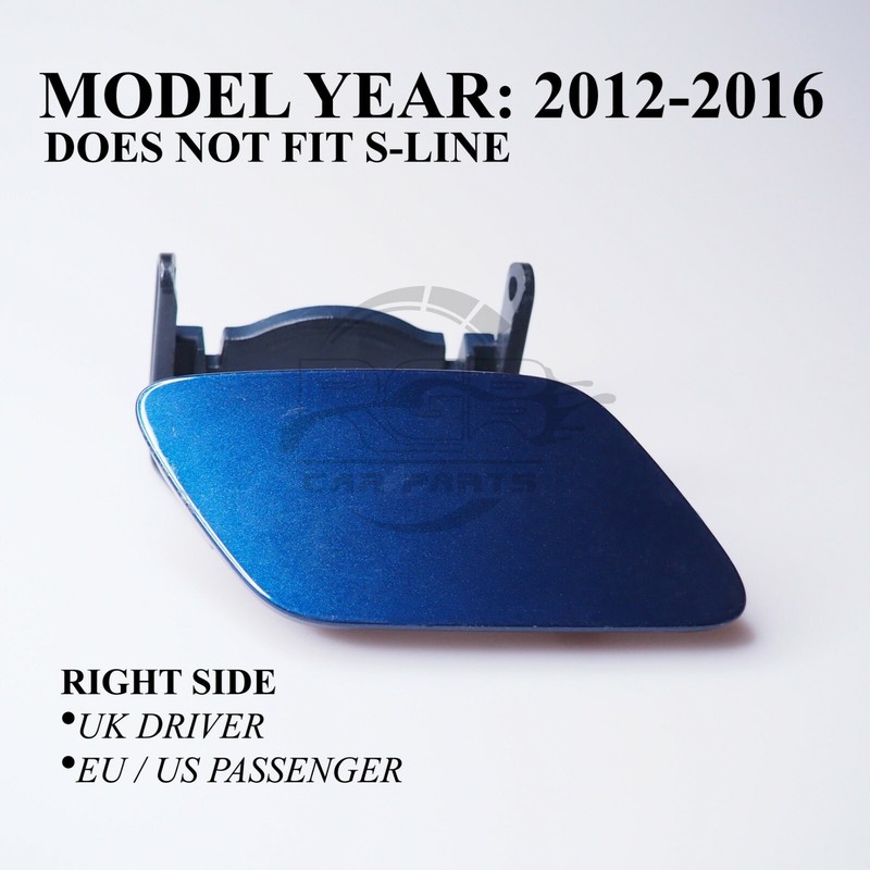 Couvercle De Lave-Phare CÃ´TÃ© Droit Audi Q5 8r 12-16 D'Origine Bleu Scuba Lx5q