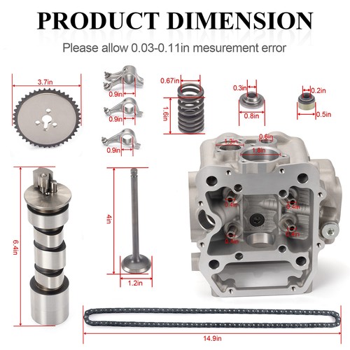 Cylinder Head Assembly &Gasket for Polaris Sportsman 400 450 500 3085527 3085071