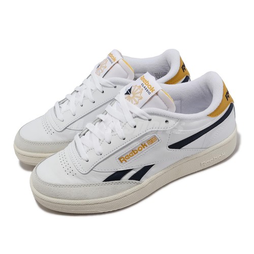 

Reebok Club C Revenge Footwear Белая, Темно-Желтая Мужская повседневная обувь 100033028, Белый, Club C Revenge