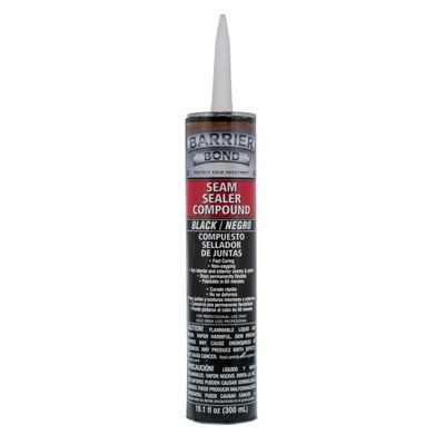 Barrier Bond Auto Body Seam Sealer Compound - 10.1 Fluid Ounce Tube - Black