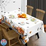 Arquiel Halloween Pumpkins Tablecloth Waterproof, Bats Gnomes Table Cloth Rectangle Stain Resistant, Washable Table Cover for Home Kitchen Dining Party Decoration (60×84 inch)