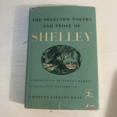 The Selected Poetry And Prose Of Shelley HC Book A Modern Library Book 