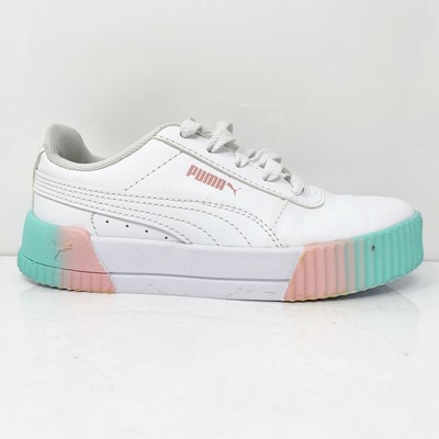

Puma Boys Carina 368800-01 Белая Повседневная Обувь Кроссовки Размер 13 C, Белый, Carina