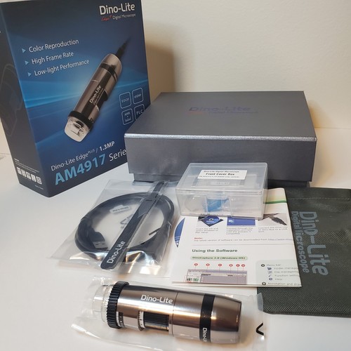 Dino-Lite 1.3MP AM4917MZT EdgePLUS+ eFLC, AMR, EDOF, DPQ & Polarizer 30 FPS