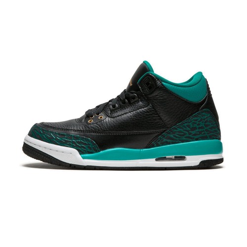 

[441140-018] Молодежные кроссовки Air Jordan Retro 3 (GS) — обесцвечивание — размер 5 лет, Черный