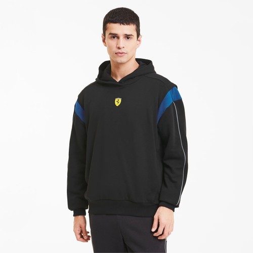

[598926-02] Мужская толстовка с капюшоном Puma FERRARI RACE STREET, Черный