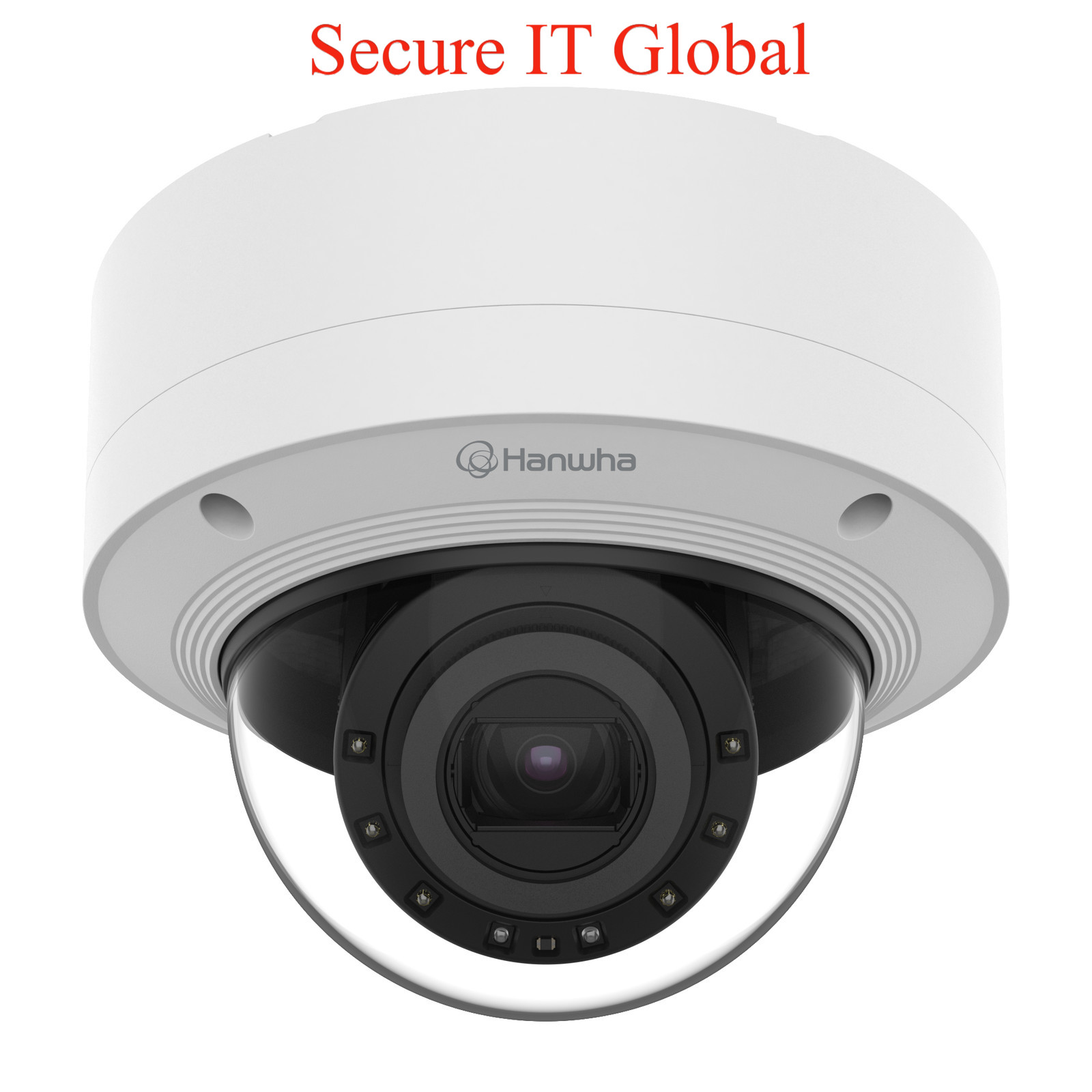 Hanwha Techwin XNV-6123R 2MP IR outdoor IP Dome Security Camera 5.2 62.4mm Lens
