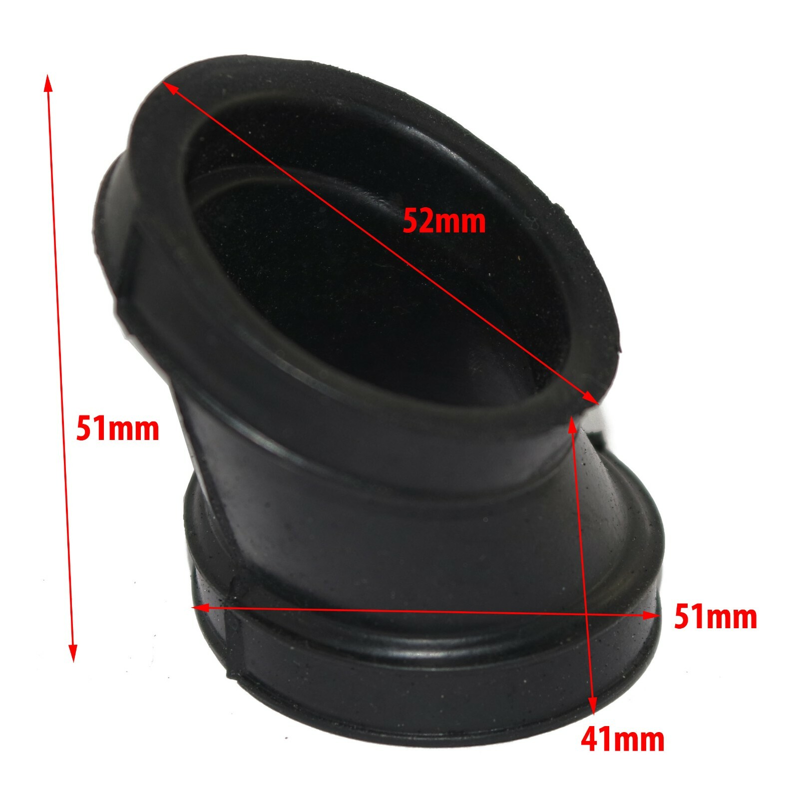 Carb to Air Cleaner Joint Air Box Rubber For Yamaha RX100 Motorcycle  