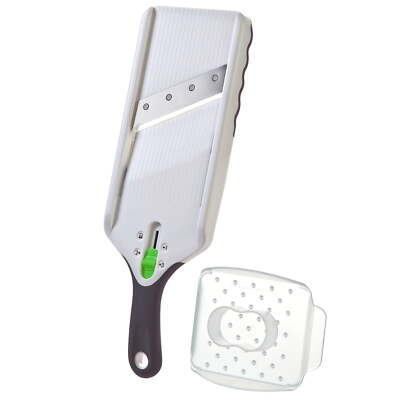 Prep Solutions Stainless Steel Blade Adjustable Mandolin Slicer - Easy to Use