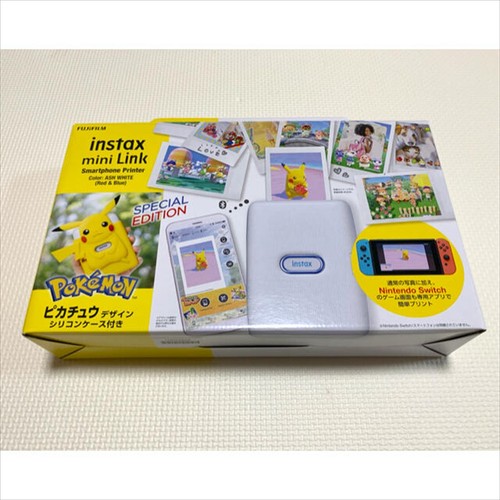 FUJI FILM INSTAX MINI LINK POKEMON 新品 FUJIFILM instax mini Link Smartphone Printer Pokemon Pikachu