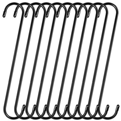 10 Pack 12 Inch Extra Large S Hooks for Hanging Plants Tree Brance Bird Feeder