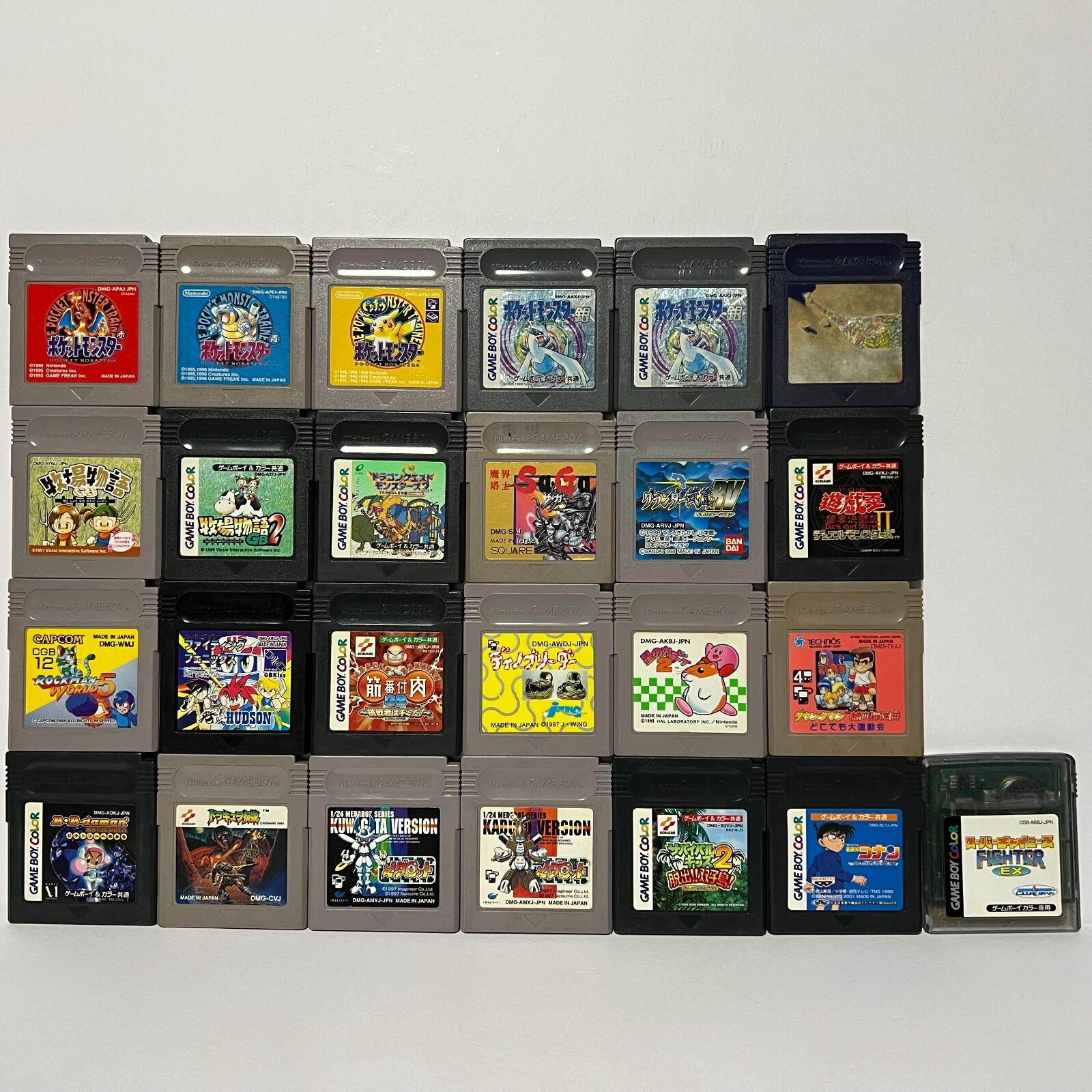 Nintendo Gameboy & Gameboy Color Games Japanese Without a