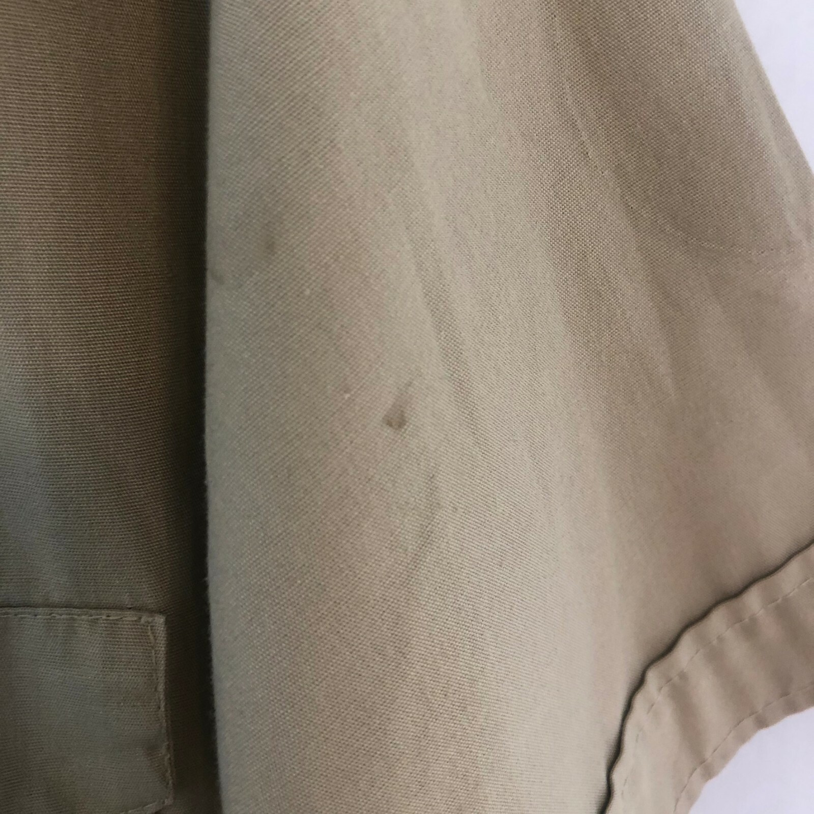 Boy Scouts Of America Official Mens Medium Uniform Shirt Beige w/ Patches