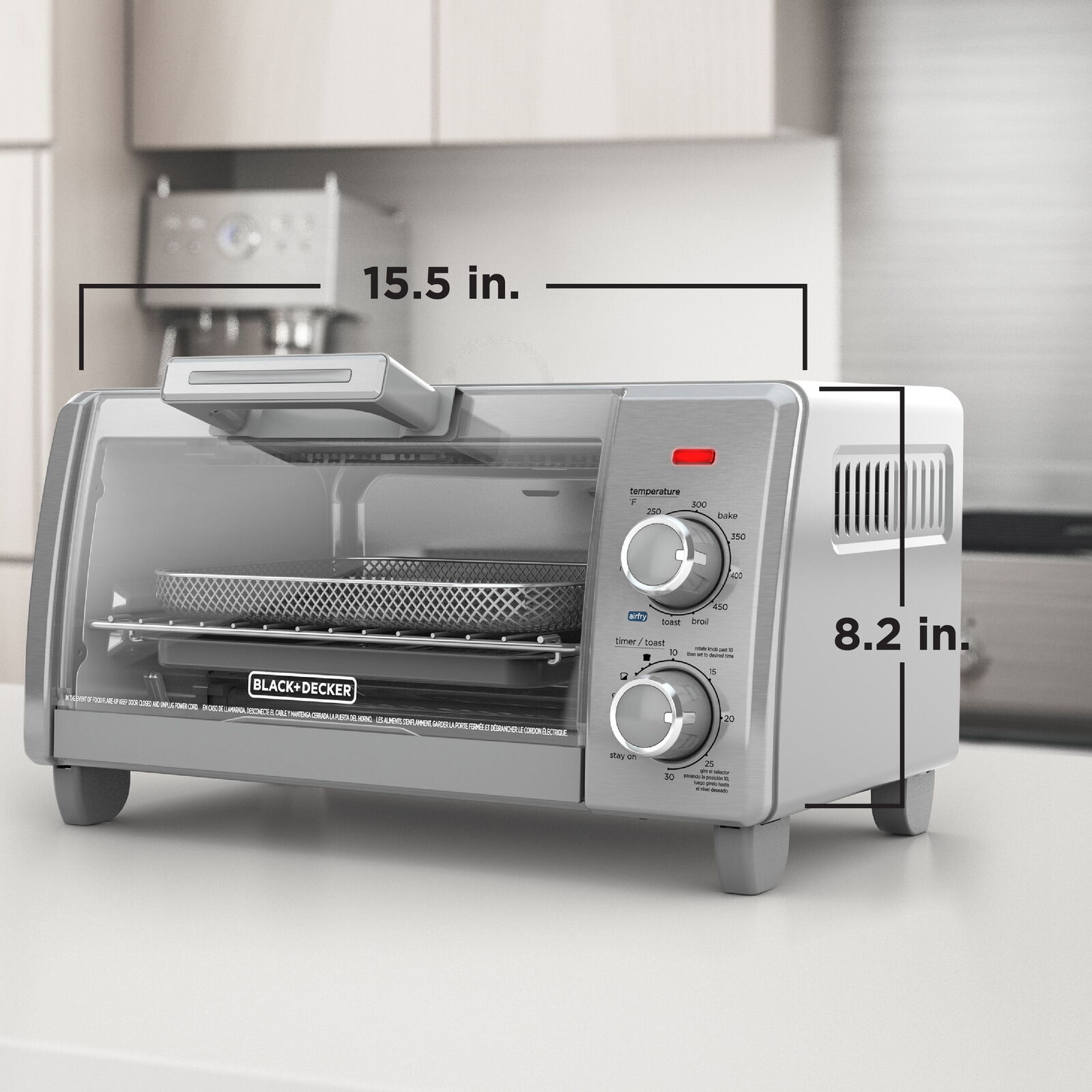 With Air Fry Mesh Tray Timer