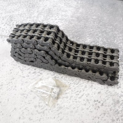 10'x 1-1/4'' Pitch ANSI Standard Triple Roller Chain DID-100-3 W/ Connecting Link