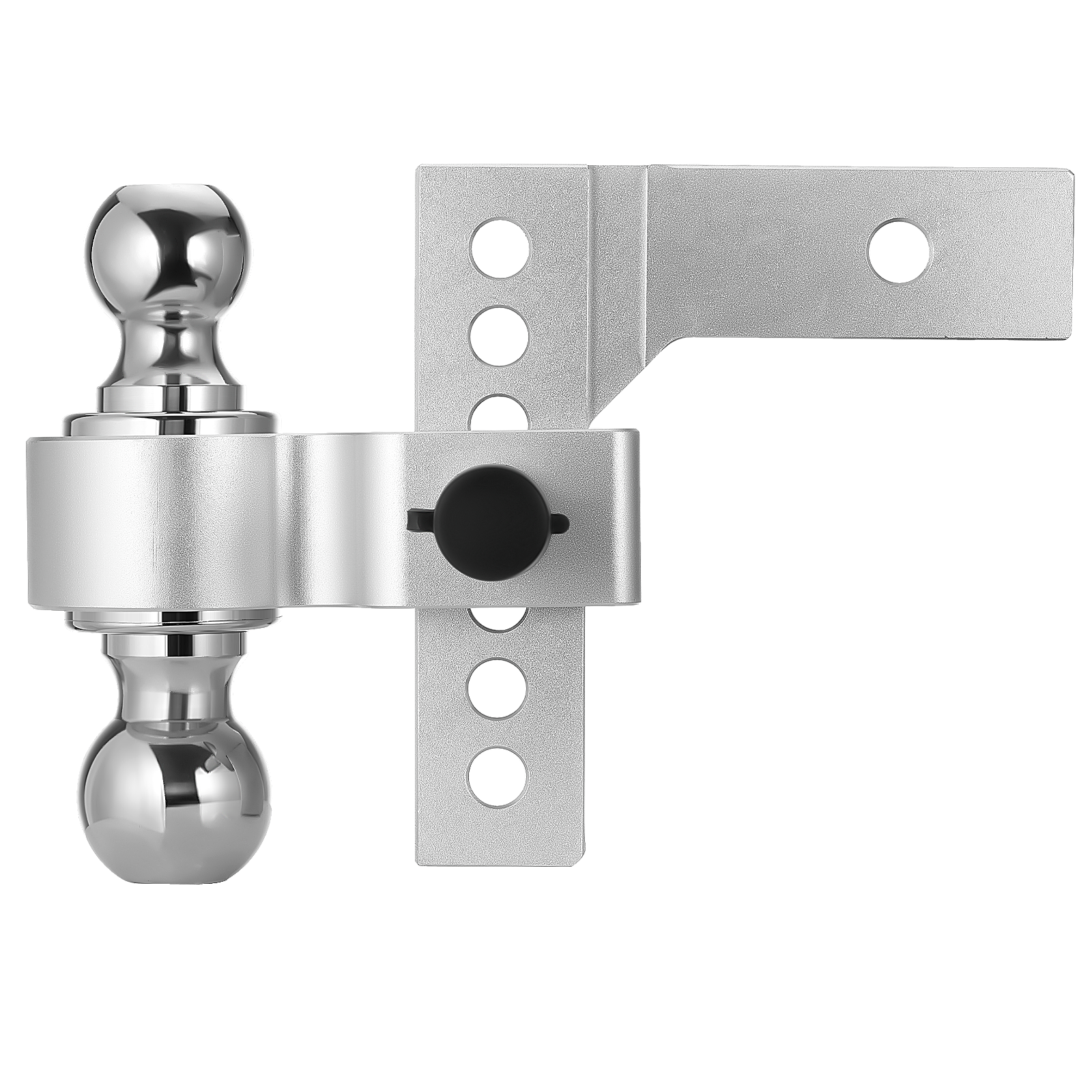 2" Receiver 6" Drop/Rise Adjustable Tow Hitch Dual Ball Mount Trailer 18500 lb