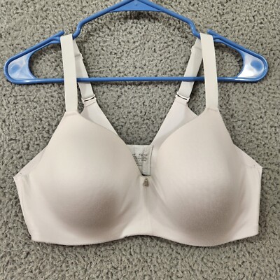 BALI Bra Womens 38C White Underwire Soft Cup Adjustable Comfort
