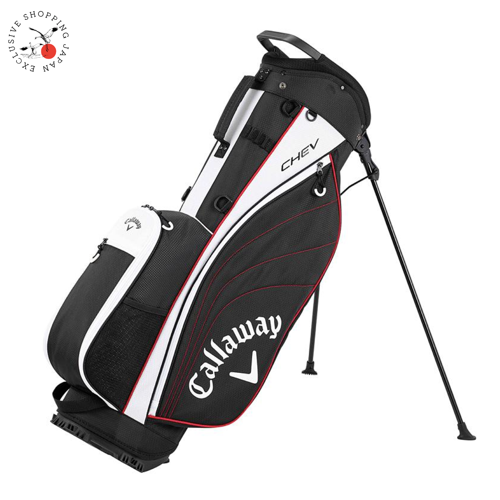 Callaway CHEV キャディバッグ Callaway Golf Men's Stand Caddy Bag STN CHEV 25 JM 9 x 47