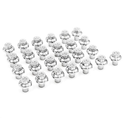 100pc 0.55'' Wheel Rivets Nuts Rim Lip Decoration Nails For 0.28'' Hole XXR