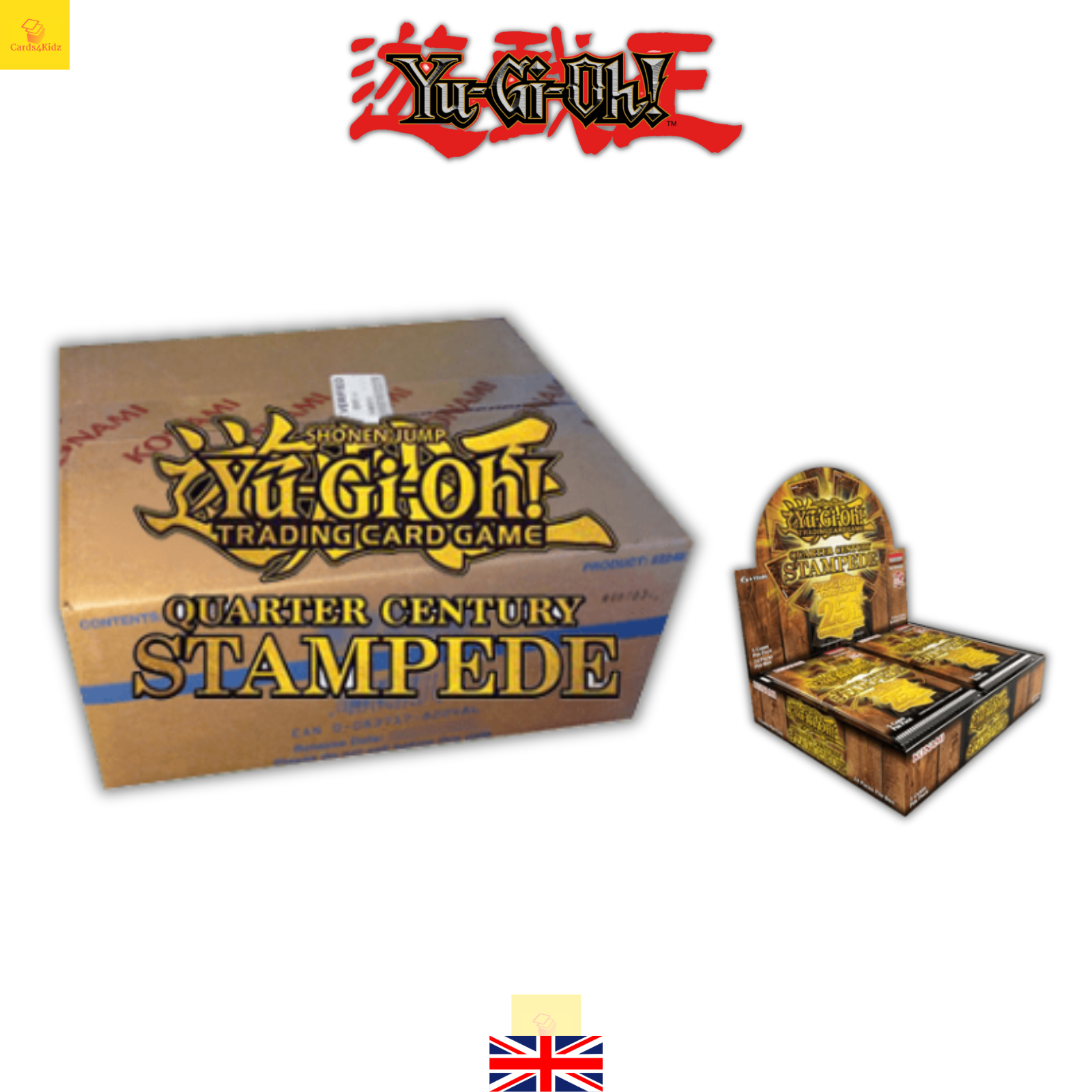 Yu-Gi-Oh Quarter Century Stampede Sealed Case (X12 Booster Yu-Gi-Oh Quarter Century Stampede Sealed Case (X12 Booster