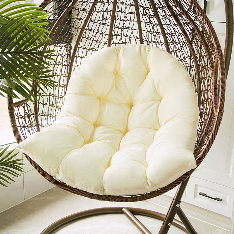 Egg Chair Cushion Seat Pad Covers Swing Hanging Chair Mat Pillow Patio Garden