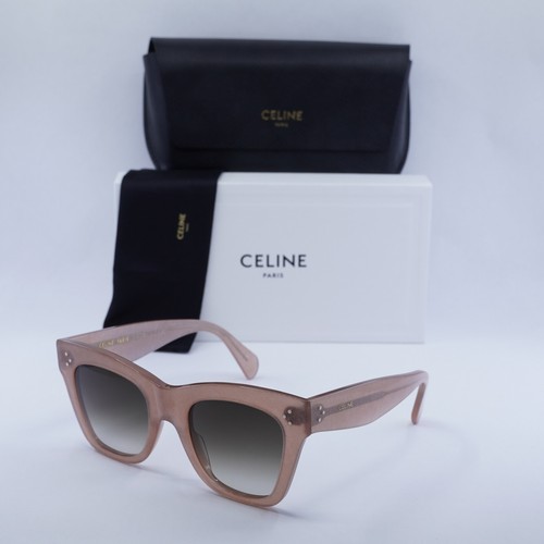 New CELINE CL4004IN 74F Shiny Milky Pink With Silver Glitter