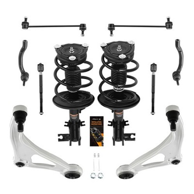 Suspension Front Struts Coil Spring w/ Control Arm For 15-18 Nissan Altima 10pcs