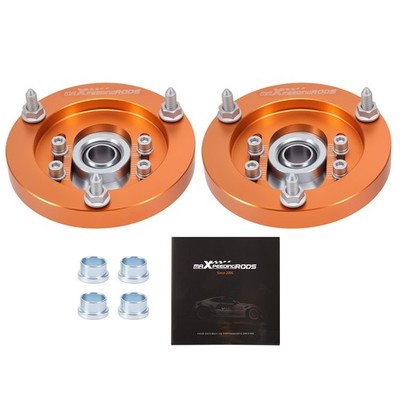 2x Top Mount Camber Plate For BMW E46 3 Series 1998-2005