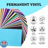 UCEC 51 Pack Permanent Vinyl Compatible with Cricut Joy Xtra Smart Cutting Machine, 9.5